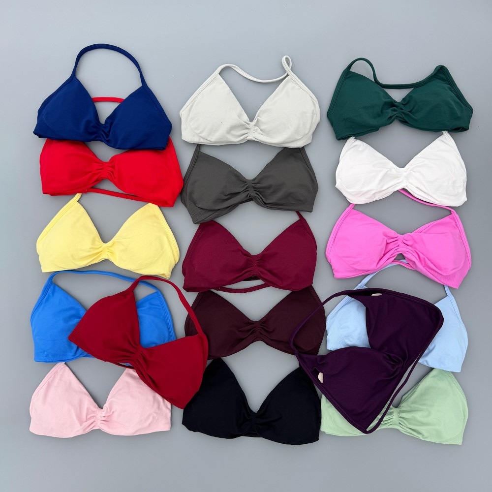 Plunge Bra Push Up - Askılı Spor Sütyeni Kadın Yüksek Destekli