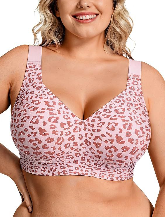 Plunge Bra Push Up - Büyük Beden Kablosuz Jöle Sütyen Kadınlar