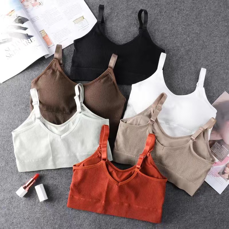 Sleep Bra Bralette - Kadınlar Dikişsiz Sutyen Sutyen Tam Fincan