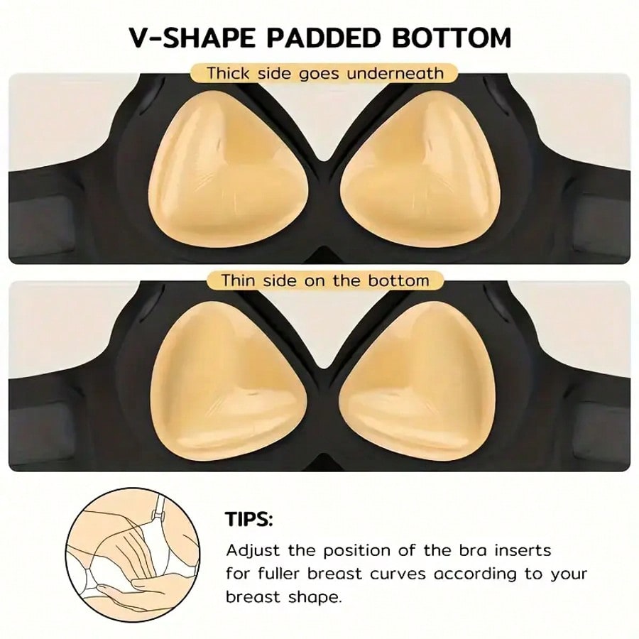 Backless Bra Sticky - Çift Taraflı Yapışkanlı Göğüs Kaldırıcı Sütyen,