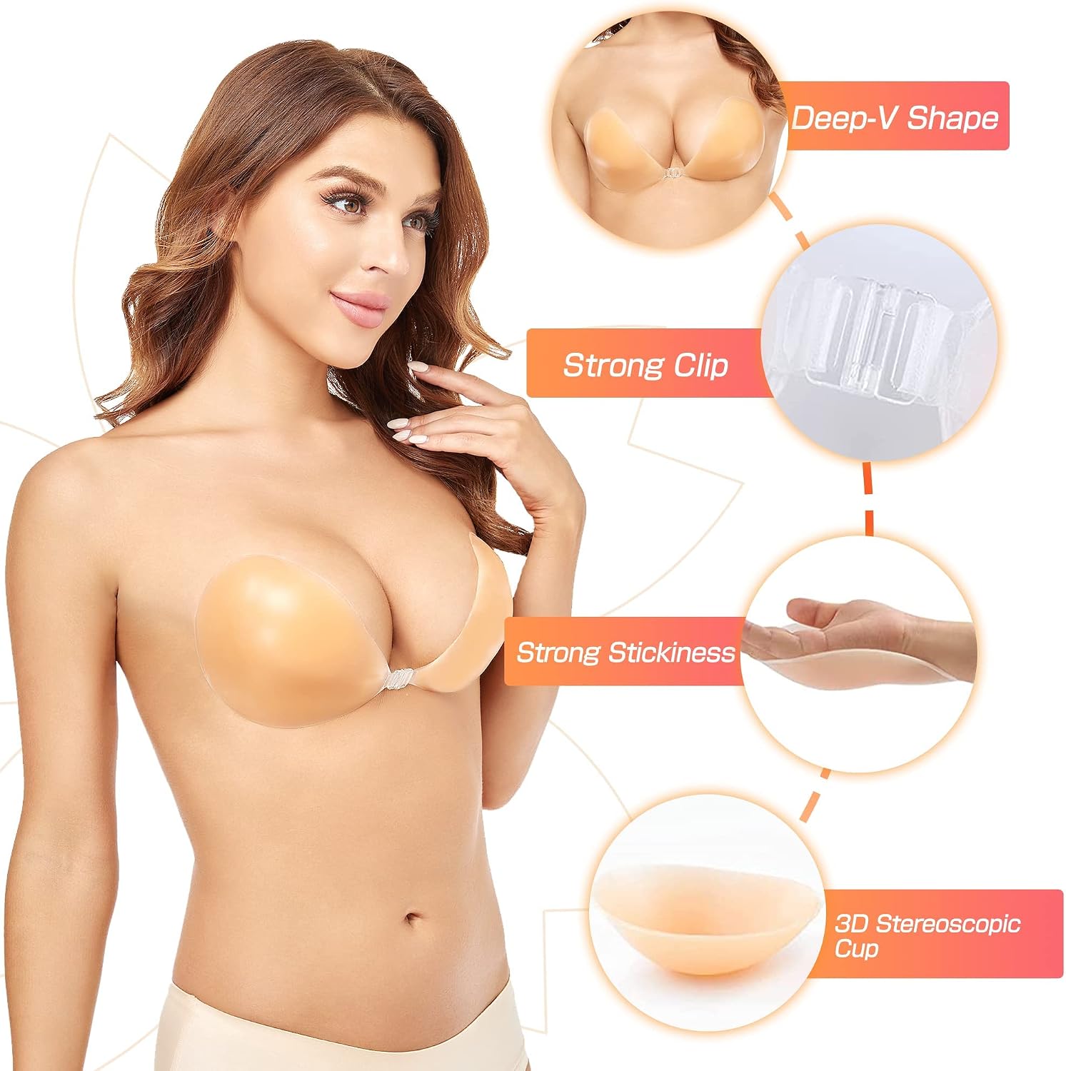 Push-Up Telsiz Katı Silikon Sü - Push Up Bra Silicone incelemesi ve fiyatı
